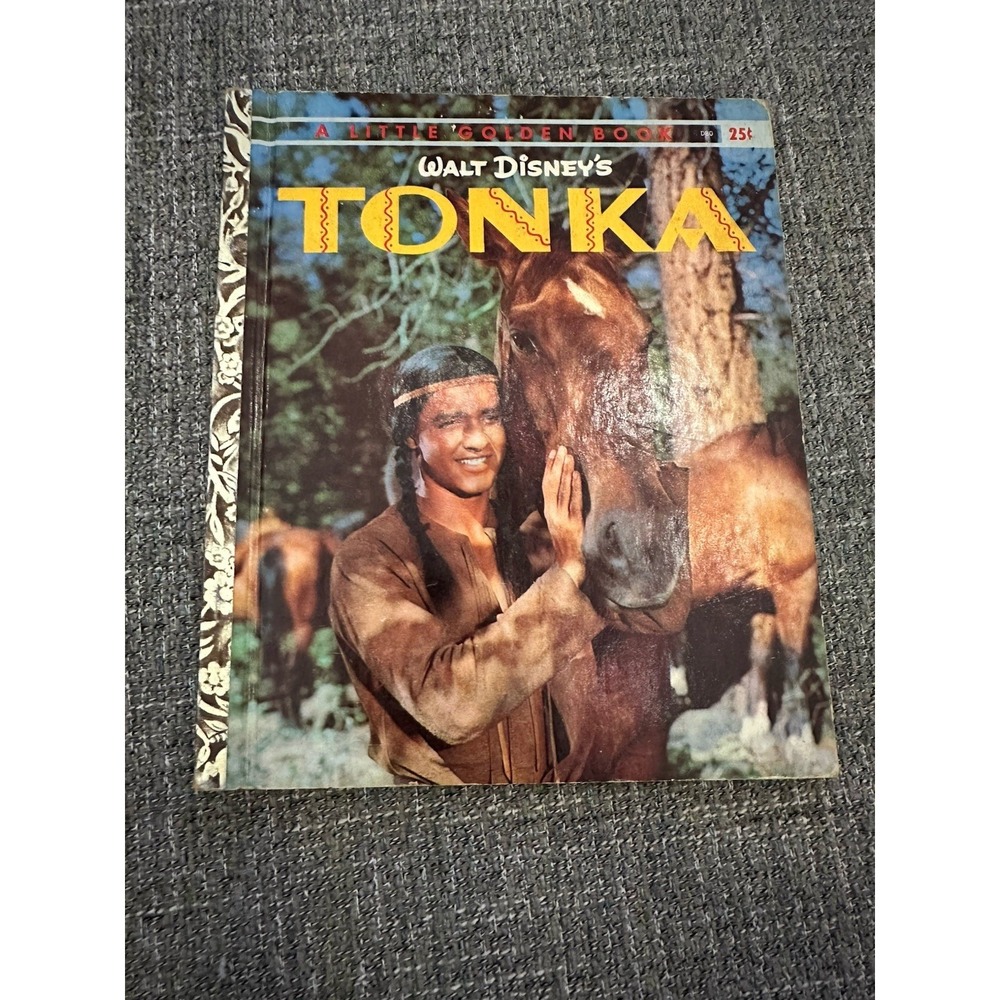 A Little Golden Book 1959 Walt Disney's TONKA #D80